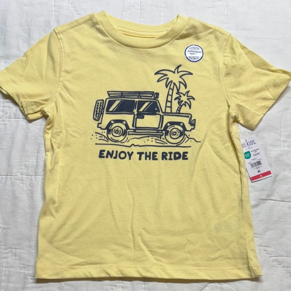 NWT 365Kids 4-Pack Graphic Tees Size 4‎ | Super Soft Cotton Bundle
